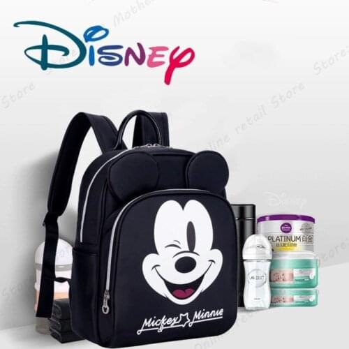 Disney Maternity Mummy Bag Waterproof Nappy Bags Large Capacity Baby Cute Travel Backpack Design Nursing Diaper Bag Baby Care