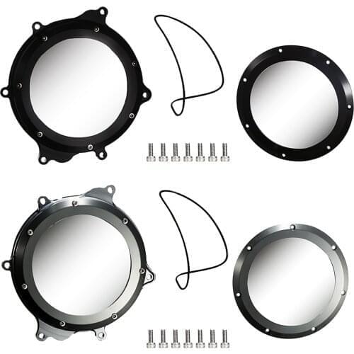 Billet Aluminum Clear Engine Clutch Cover For Suzuki DRZ 400 E S SM