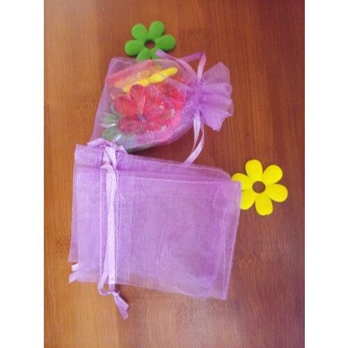 20*30cm 5000pcs/lot Wholesale Light purple Jewelry packaging bag Drawable Organza Bags Wedding Christmas Gift Bags & Pouches