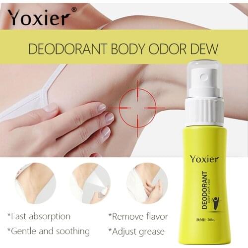 20ml Deodorant Sweat Body Odor Removal Underarm Odor Deodorant Water Antipersiprant Spray Body Odor Dew