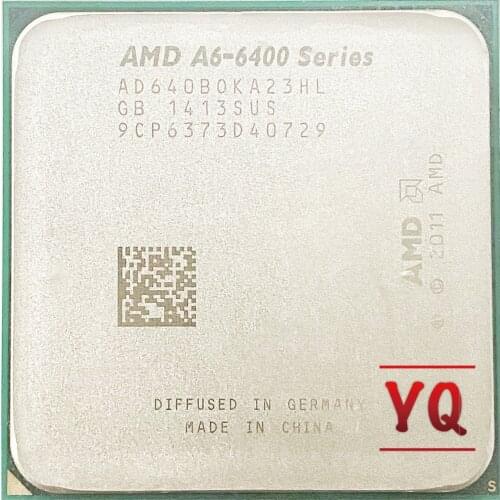 AMD A6-Series A6-6400 3.9G 65W Dual-Core CPU Processor AD640BOKA23HL Socket FM2