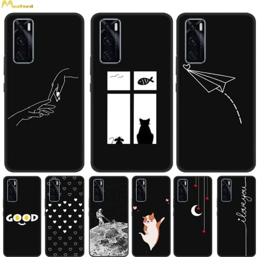 Cover For VIVO V20 SE Phone Cases Silicone For Vivo V20 PRO Case Coque For Vivo V20 Covers V 20 SE V2022 Etui Black TPU Fundas