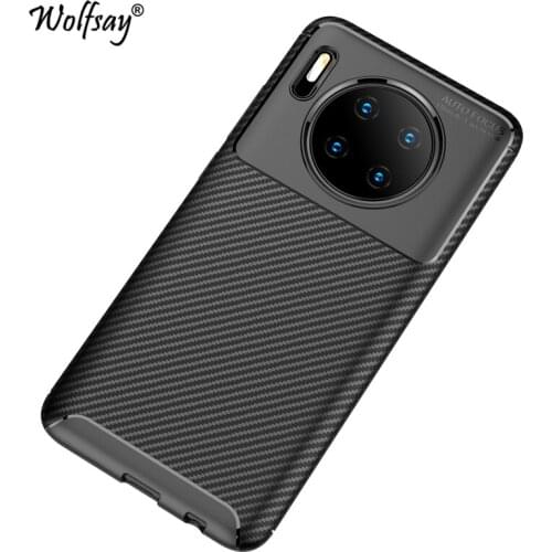 For Huawei Mate 30 Case Bumper Soft Silicon Anti-knock Carbon Fiber Shockproof Cover For Huawei Mate 30 Case For Mate 30 20 X 5G