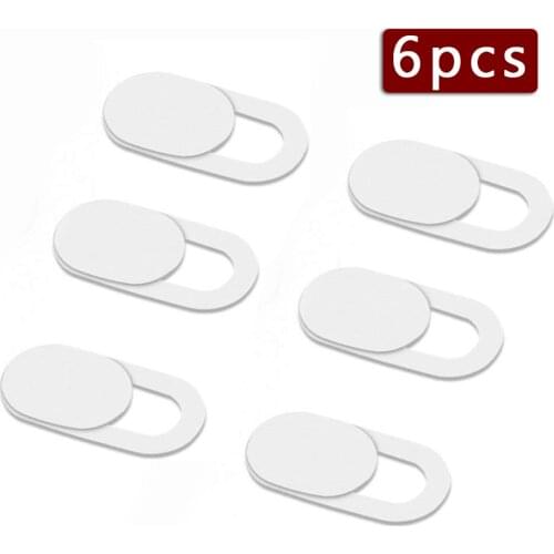 6pcs WebCam Slide Blocker Camera Privacy Security Protector Cover For Laptop Tablet PC Desktop Computer Phone Universal