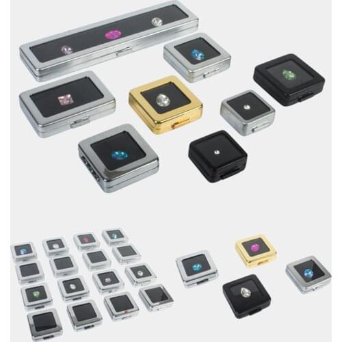 Small Loose Diamond Gemstone Storage Collection Display Show Box Case Holder