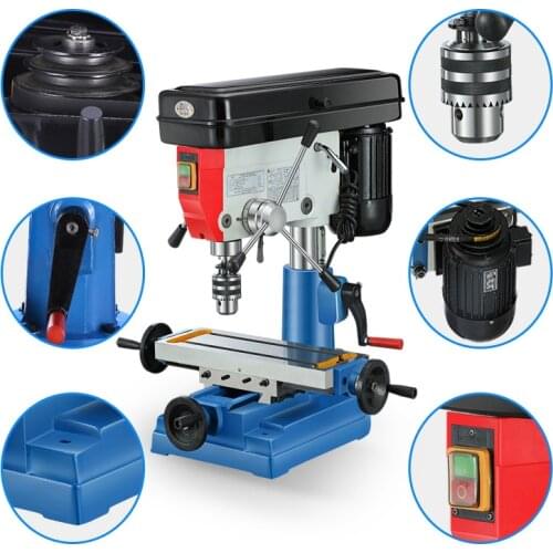 Small Metal Drilling and Milling Machine Woodworking DIY Full Copper Wire Mini Drilling and Milling Machine