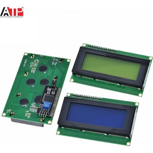 1PCS LCD2004+I2C 2004 20x4 2004A blue screen HD44780 Character LCD /w IIC/I2C Serial Interface Adapter Module For Arduino Module