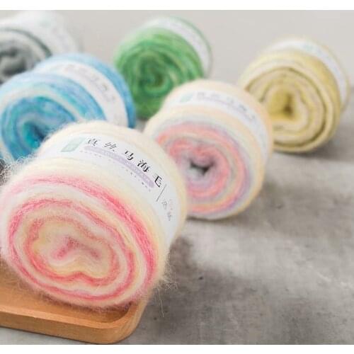 100g/Ball High Quality Long-haired Mohair Crochet Yarn Thread Mohair Yarn Merino Wool Yarn For Knitting Sweaters Scarf Hat