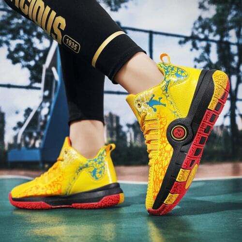 2021 Mens Basketball Shoes Breathable Cushioning Non-Slip Outdoor Sports Shoes Gym Training Athletic Basketball Sneakers Women