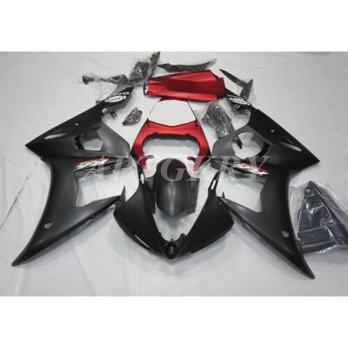 New ABS Plastic Shell Motorcycle Fairing Kits Fit For Yamaha YZF 600 R6 2003 2004 2005 R6 03 04 05 Custom Black