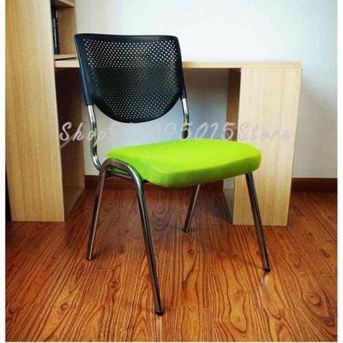 Office Computer Chair Simple Mesh Staff Training Chair Mahjong Chess Chair Four-legged Desk Conference Chair