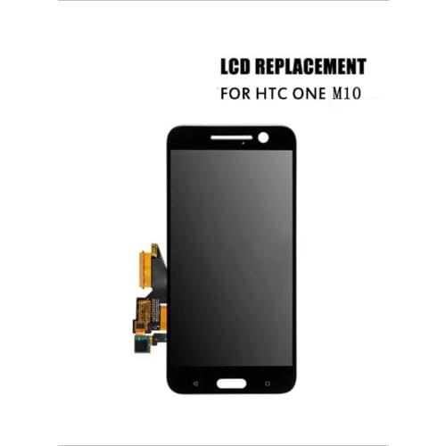 Orignal Tested LCD for 5.2" New Black /white HTC 10 One M10 Touch Digitizer Screen LCD Display Assembly Replacement parts