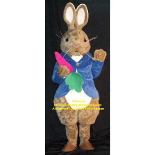Easter Bunny Rabit Rabbit Hare Mascot Costume Adult Cartoon Character Outfit Company Celebration Commercial Promotion zz7691