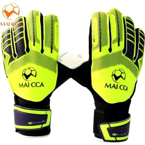Soccer Goalkeeper Gloves Latex Breathable Non-slip Gantry Gloves Adult Kids Goalkeeper Gloves
