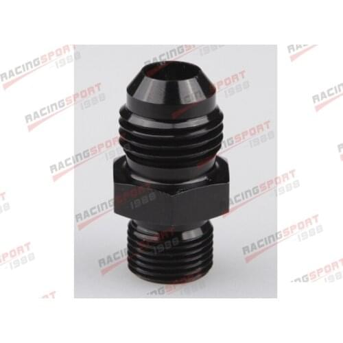 Male 8AN 8 An Flare to M10x1.5(mm) Metric straight fitting