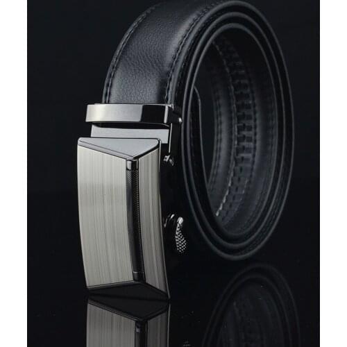 Automatic Buckle black Belts and brown Luxury brand Male Genuine Leather Strap Belts For Men Top Quality Belt Cummerbunds