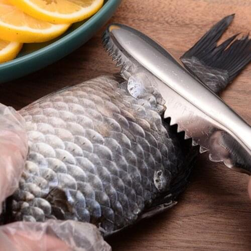 Fish Scales Graters Scraper Fish Scale Remover Fish Cleaning Tool Scraping Scales Device Home Kitchen Cooking Fishing Tool