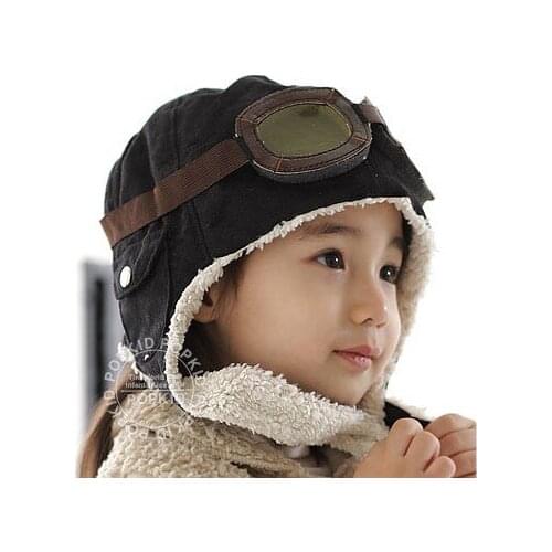 Winter Warm Baby Hats Infant Toddlers Boys Girls Pilot Aviator Caps Soft Eargflap Hat Cute Beanies Cap Kids Hat