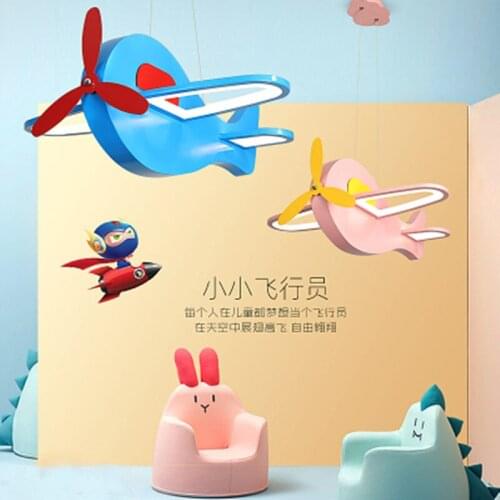 Modern led pendant lights for Children Room boy girl kids Room Hanging Plane Dream pendant lamp Fixture Free Shipping