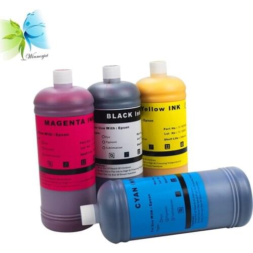 Winnerjet 4 Color 1000ml Dye Ink for EPSON Printers Premium Ink BK C M Y for EPSON All Printer CISS Ink