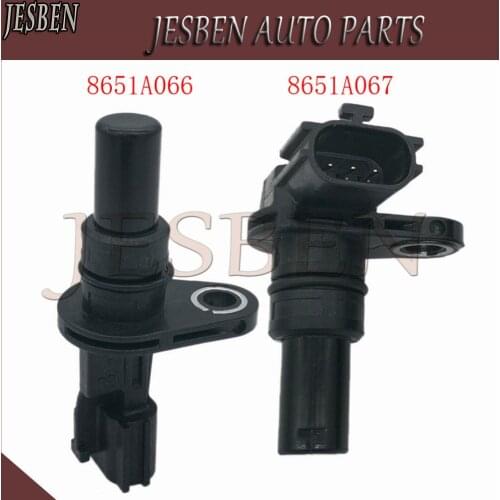 2PCS 8651A067 8651A066 RPM Rotation Transmission Input & Output Speed Sensor For Mitsubishi Lancer Outlander 2.0L 2.4L 2008-2011