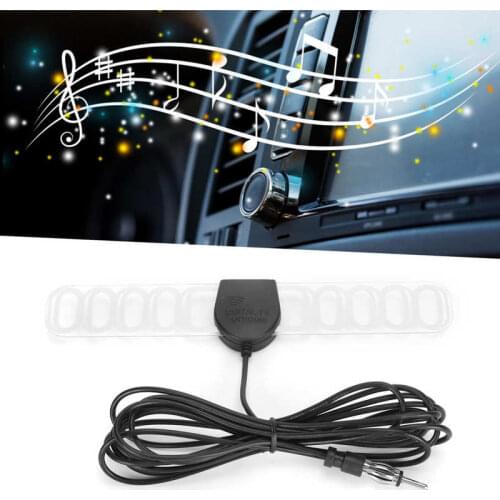 3 Meter Car Antenna FM Radio Car TV Aerial Antenna with Signal Amplifier 70‑1900 MHz