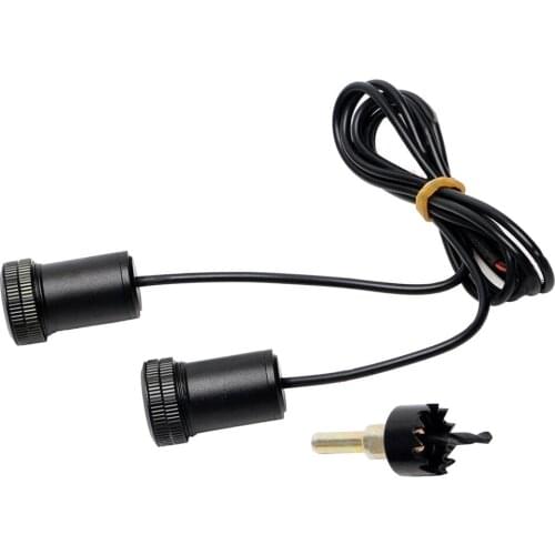 5W 1 Pair Wired Universal Car Courtesy Lights Projector Door Shadow Lamps