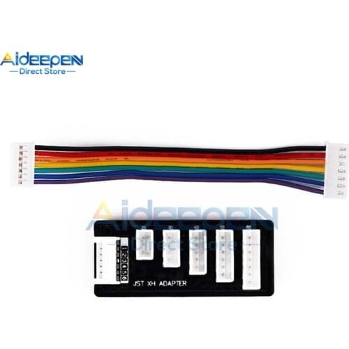 For JST-XH 2S-6S Lithium Battery Balance Board 2S 3S 4S 5S 6S LiPo Battery Charger Adapter For MEGA Power 860 960 Charging