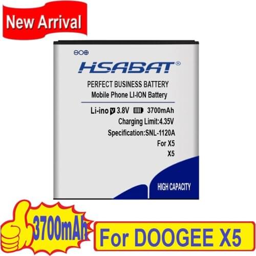 HSABAT 3700mAh DOOGEE X5 Battery Use for DOOGEE X5 DOOGEE X5S DOOGEE X5 PRO Batteries