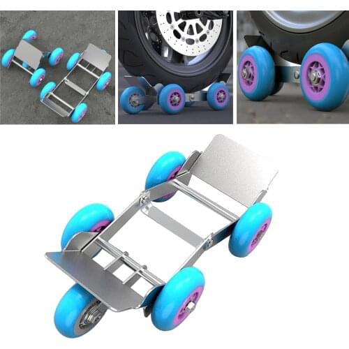 Vehicle Car Moving Tool Manual Trailer with Universal Wheel Car Mover Removal Device