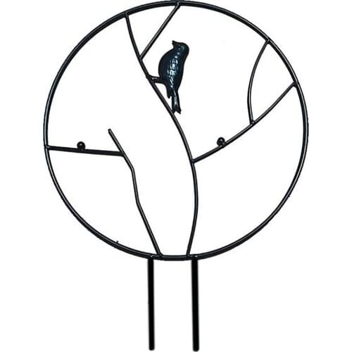 Round Garden Trellis for Climbing Plant Flower Iron Rack Potted Plant Vines Vegetables Climbing Support Frame Garden Decorate