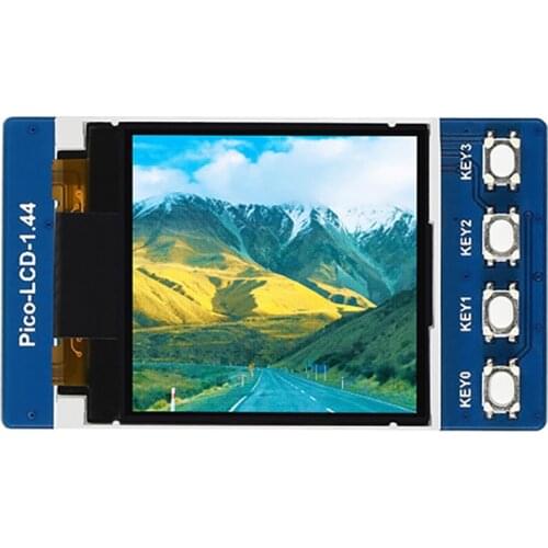 Waveshare Display Module For Raspberry Pi Co 1.44 Inch Display 65K Color LCD Module 128X128 Pixels SPI Communication