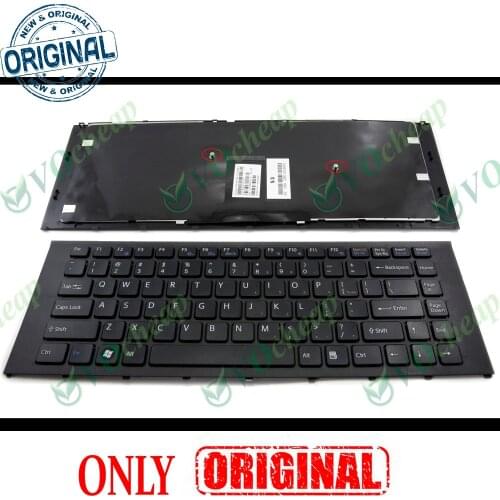 New US Laptop keyboard for Sony VPC-EA VPC EA PCG-61212W PCG-61211W PCG-61211T PCG-61212T PCG-61311M PCG-61317L Black WITH Frame