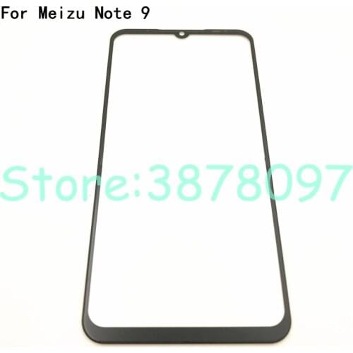 New 6.2 inches For Meizu Note 9 Meilan Note9 M923Q Front Glass Screen Lens Front Touch Screen Glass Outer Lens