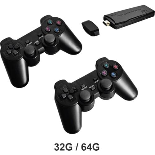 Powkiddy PK-09 TV Video Game Console with Gamepads 3000/10000 Games Player Stick Kit Support 1080P HDMI-Compatible for HD TV