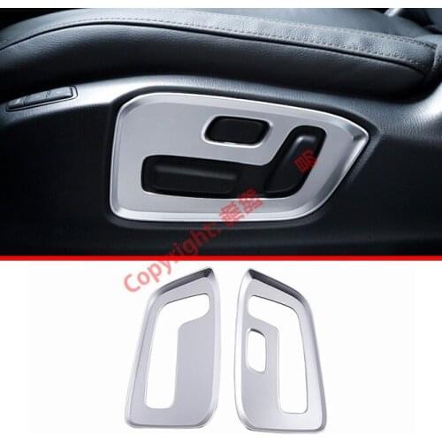 ABS Pearl Chrome Interior Seat Adjustment Handle Cover Trim For Mazda CX-5 2017 2018 2019