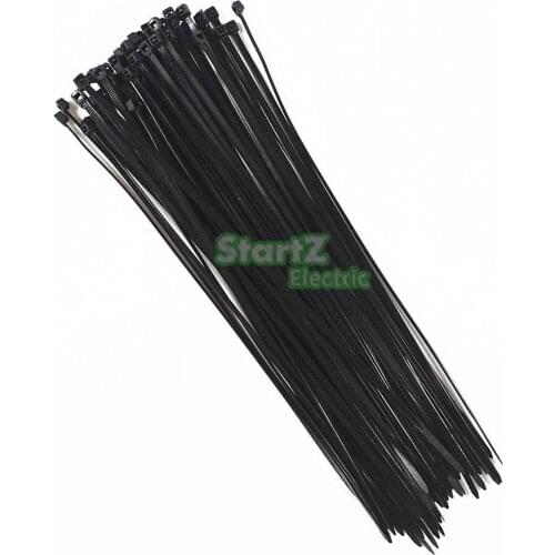 500pcs-250Pcs/bag 4X (150,200,250,300)mm Self-Locking BlACK Nylon66 Wire Cable Zip Ties.cable ties SGS Certificated