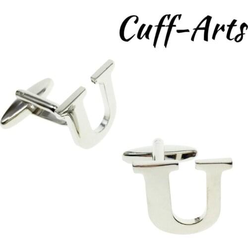 Cufflinks A-Z Alphabet Cuffarts DIY 26 Letters Cuff links Personality Mix&Match Choose 2 Different Letters For Initials C10091