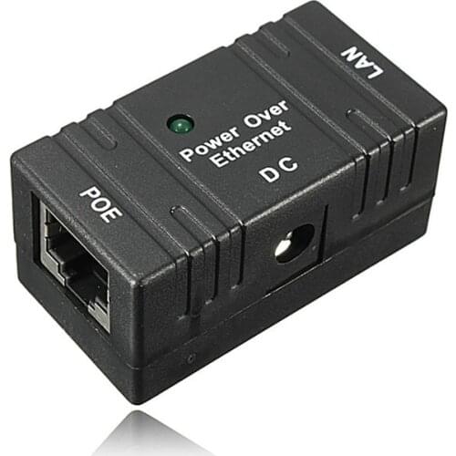 10/100 Mbp Passive POE DC Power Over Ethernet RJ-45 Injector Splitter Wall Hanging Adapter For IP Camera LAN Network 1PC