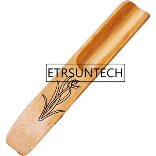 100pcs Tea Spoon Natural Bamboo Exquisite Tea Scoops Shovel Teaspoon Teaware Ceremony Accessories