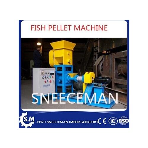30-40KG/H three phase High efficiency Fish food machine extrusion machine chinese new floating fish feed pellet machine mill