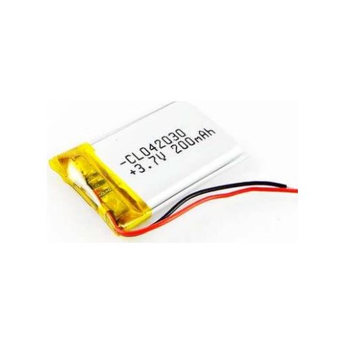 Free ship 2pcs/lot 3.7v 200mAh 402030 042030 polymer lithium battery li-ion rechargeable battery