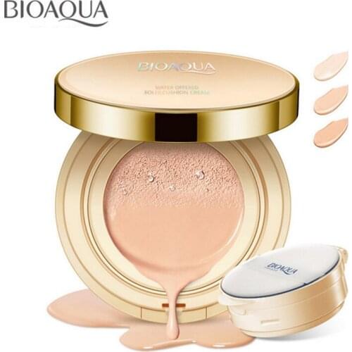 BIOAQUA Air Cushion BB Cream Cover Brighten Concealer Moisturizer Foundation Face Whitening Makeup Facial Base Perfect Cosmetics