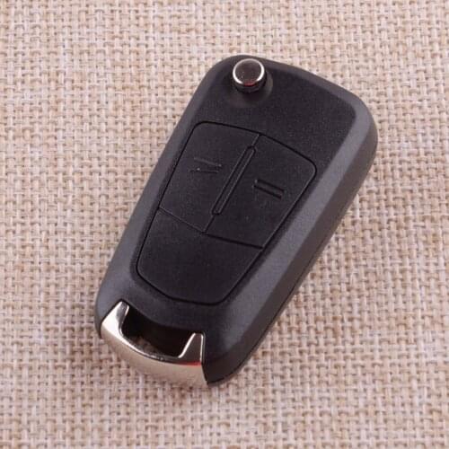 2 Buttons Car Remote Start Key Fob Black Fit For Vauxhall Astra H Zafira B 2009 2008 2007 2006 2005