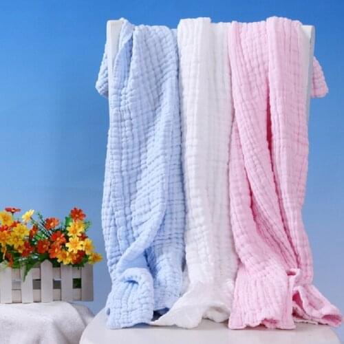 Baby blanket 6 layers cotton baby receiveing Growth blanket infant kids swaddle wrap blanket new born baby accessories blanket