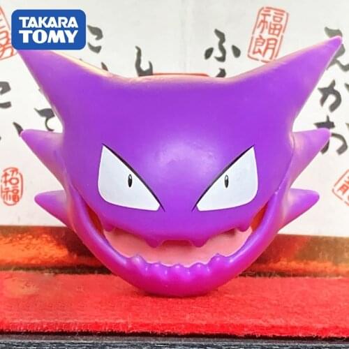 TAKARA TOMY Genuine Pokemon Action Figure Pictorial Book 093 Haunter MC Model Doll Toy Gifts Collectible Haunter Ornament