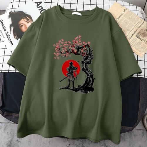 Anime Attack On Titan Printing Men T-Shirts Loose Oversized Streetwear Aesthetic Clothing Crew Neck Cotton Tee Shirt Male Top
