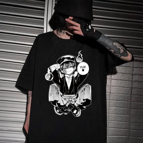 Harajuku Shirt Toilet-bound Hanako-kun Yugi Tsukasa T Shirt Printed Sportswear T-shirt Graphic Tees Unisex