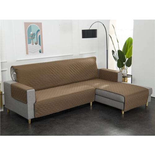 L-shaped Corner Sofa Cover One-piece Portable Couch Protective Cover Pet Cat Children Anti-scratch Wear-resistant Sofa Towel