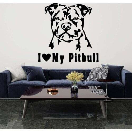 Cartoon Pet dog Vinyl Wall Sticker Home Decor Stikers For Kids Rooms Decoration Removable Decor Wall Decals